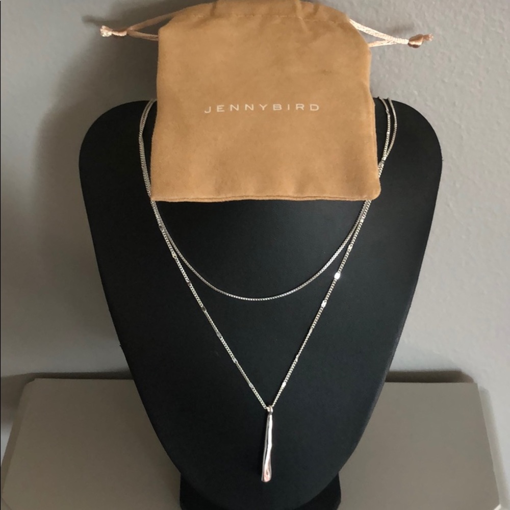 NWT JENNY BIRD SILVER Leana Pendant